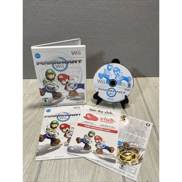 Mario Kart (Nintendo Wii 2008) Complete With Manual CIB
